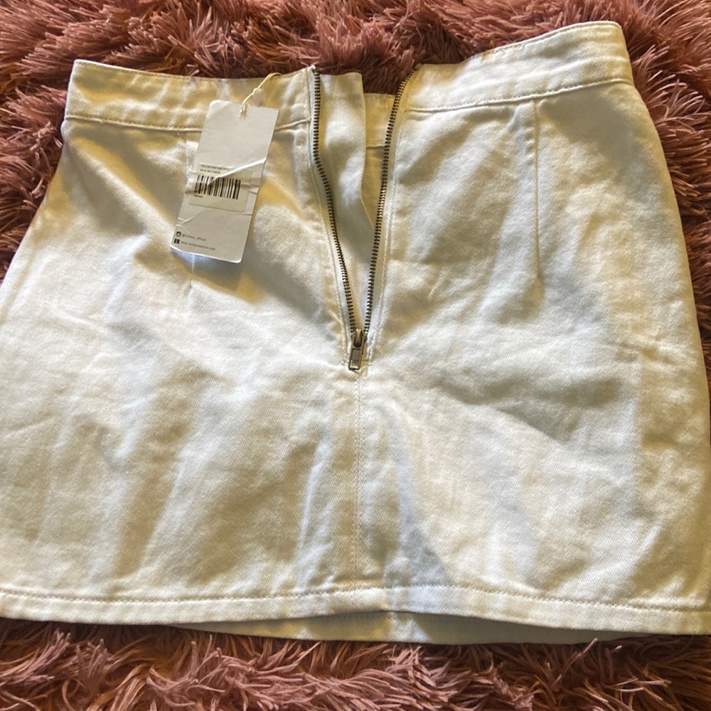 The Lola Mini Skirt White princess polly
